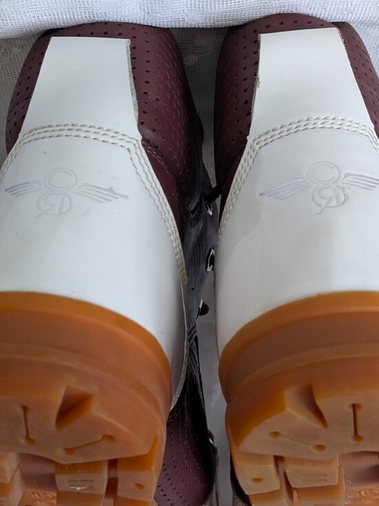 NEW Men\'s Creative Recreation Dio Burgundy White Leather Shoes Boots Size 12 main image 7